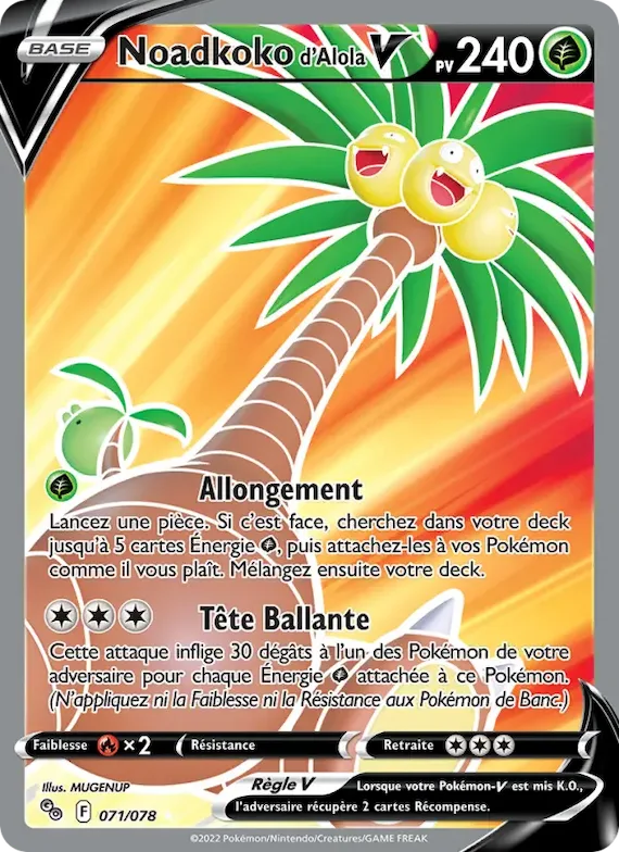 Noadkoko d'Alola V 71 – Pokémon GO