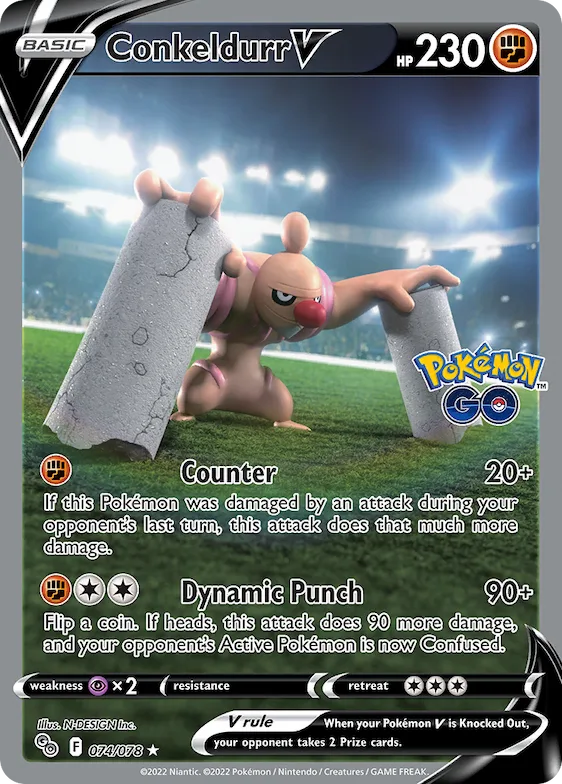 Conkeldurr V #74 – Pokémon GO