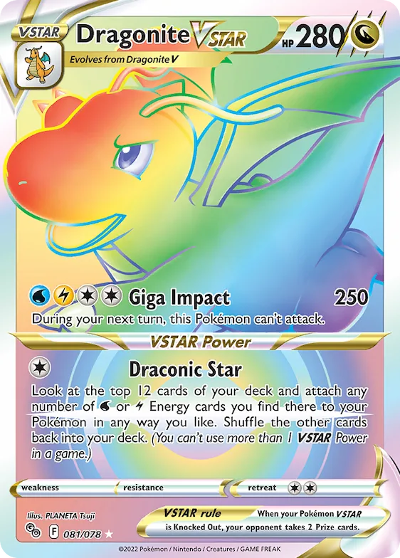 Dragonite VSTAR #81 – Pokémon GO