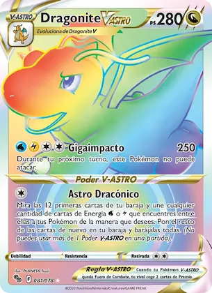 Dragonite V-ASTRO 81 – Pokémon GO