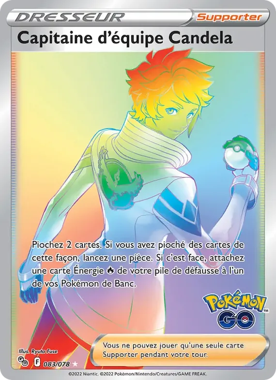Capitaine d'équipe Candela 83 – Pokémon GO