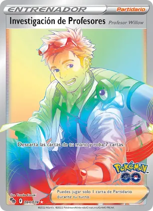 Investigación de Profesores 84 – Pokémon GO