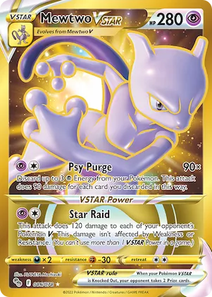 Mewtwo VSTAR #86 – Pokémon GO