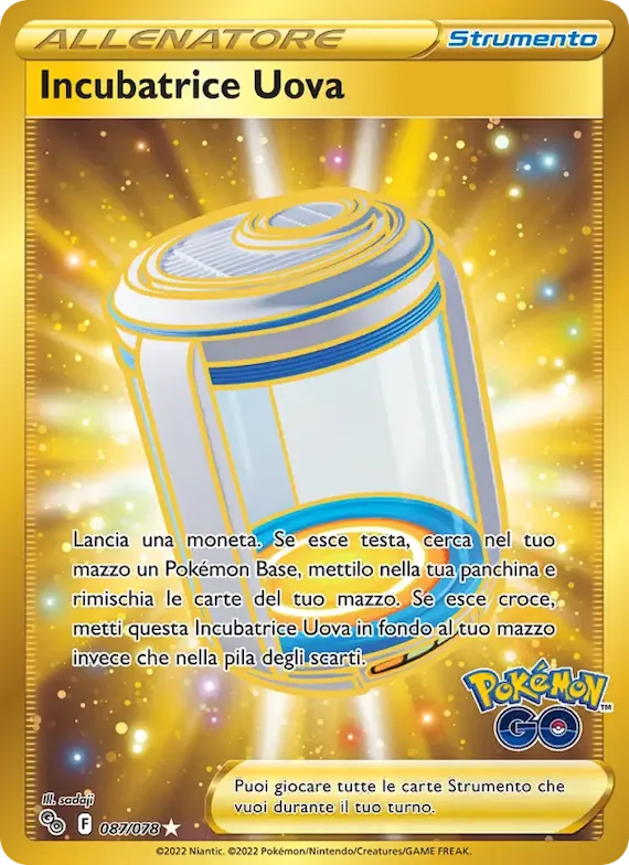 Incubatrice Uova 87 – Pokémon GO