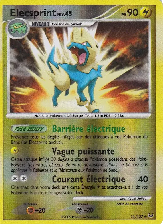 Élecsprint 11 – Platine