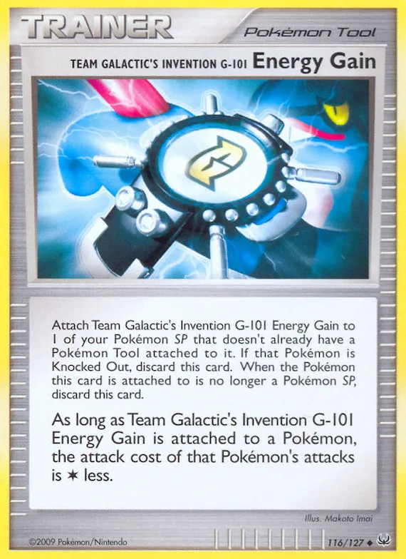 Team Galactic's Invention G-101 Energy Gain #116 – Platinum