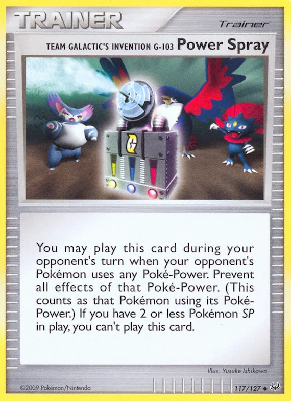 Team Galactic's Invention G-103 Power Spray #117 – Platinum