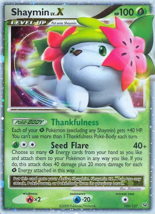 Shaymin LV.X #126 – Platinum