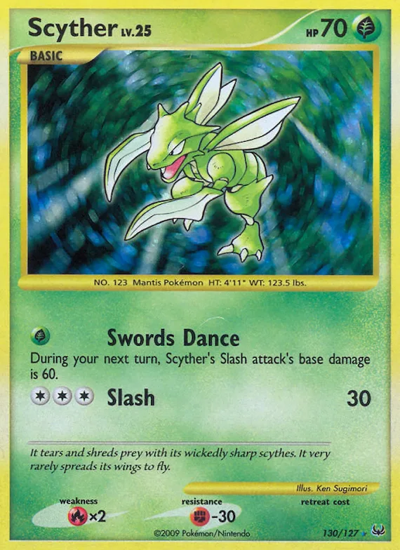 Scyther #130 – Platinum