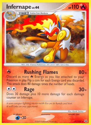 Infernape #31 – Platinum