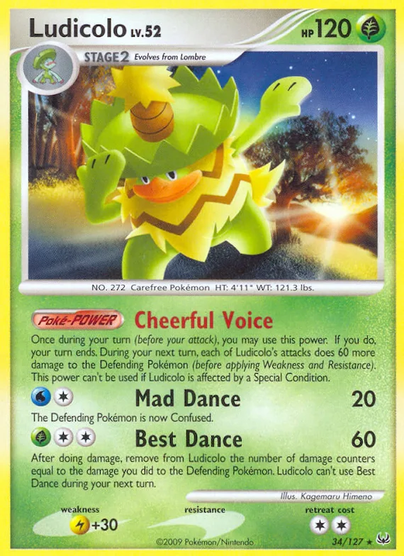Ludicolo #34 – Platinum