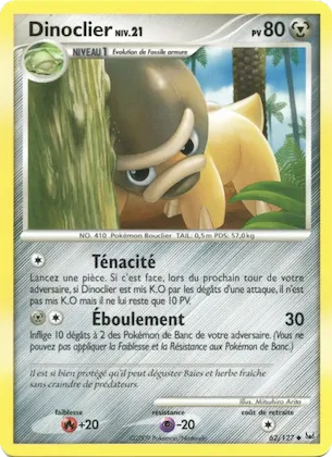 Dinoclier n° 62 – Platine