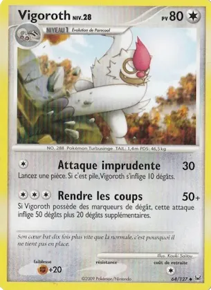 Vigoroth n° 64 – Platine
