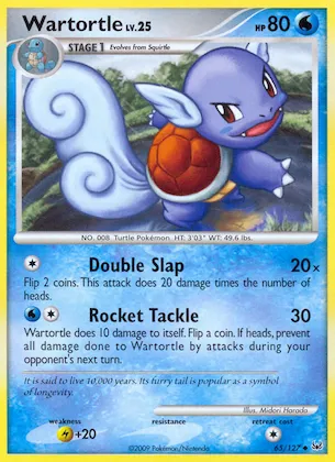 Wartortle #65 – Platinum