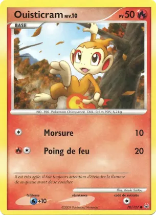Ouisticram n° 70 – Platine