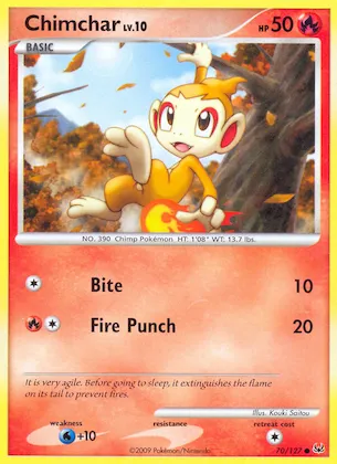 Chimchar #70 – Platinum