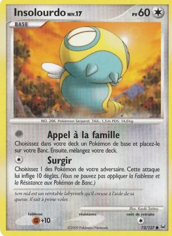 Insolourdo 73 – Platine