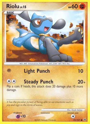 Riolu #91 – Platinum