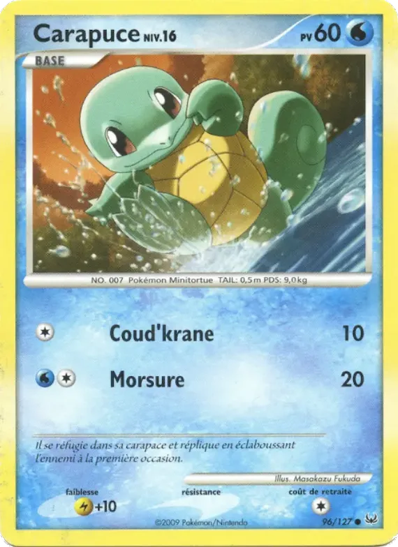 Carapuce 96 – Platine