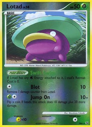 Lotad #SH4 – Platinum