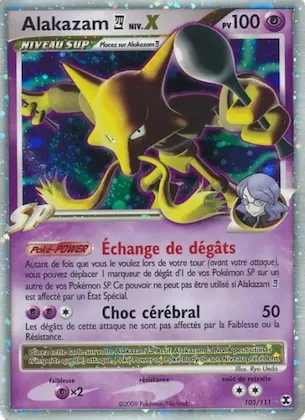 Alakazam  Niv. X n° 103 – Rivaux Émergeants