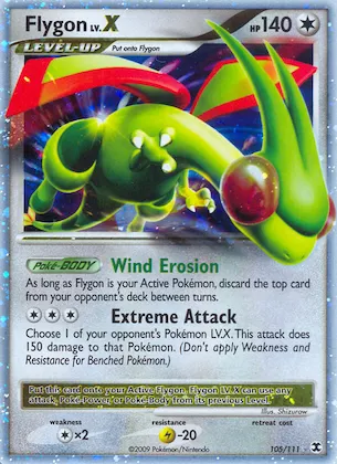 Flygon LV.X #105 – Rising Rivals
