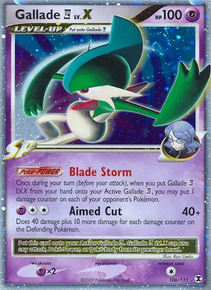 Gallade E4 LV.X #106 – Rising Rivals