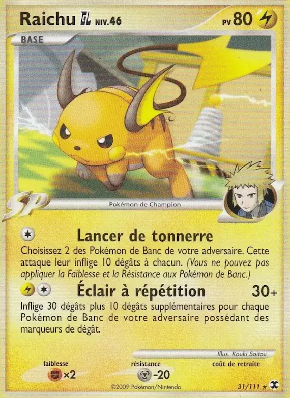 Raichu  Niv. 46 31 – Rivaux Émergeants