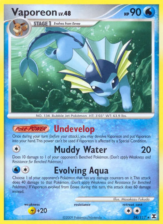 Vaporeon #34 – Rising Rivals