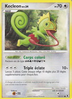 Kecleon Niv. 34 n° 67 – Rivaux Émergeants