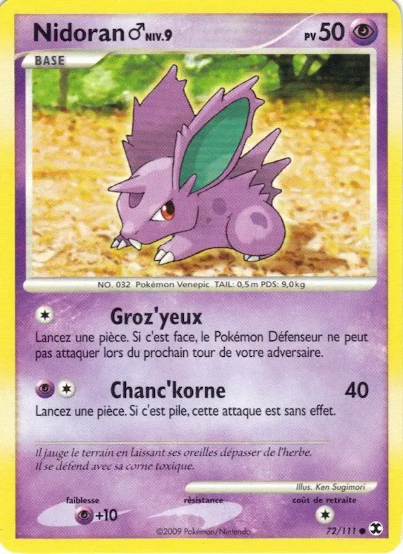 Nidoran♂ Niv. 9 72 – Rivaux Émergeants
