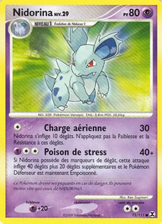 Nidorina Niv. 29 73 – Rivaux Émergeants