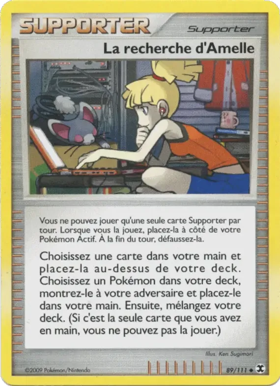 La recherche d'Amelle 89 – Rivaux Émergeants