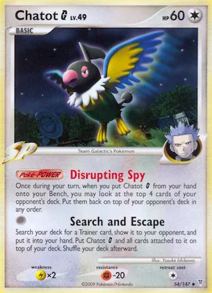 Chatot G #54 – Supreme Victors