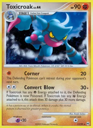 Toxicroak n° 11 – Arceus