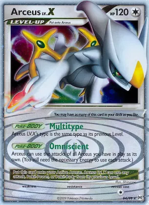 Arceus LV.X n° 94 – Arceus