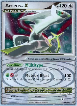 Arceus LV.X n° 95 – Arceus