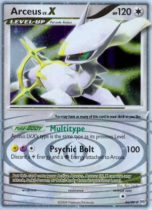 Arceus LV.X n° 96 – Arceus