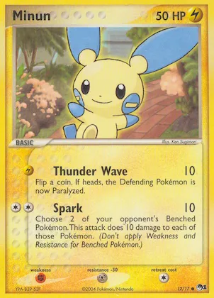 Minun Nr. 12 – POP Series 1