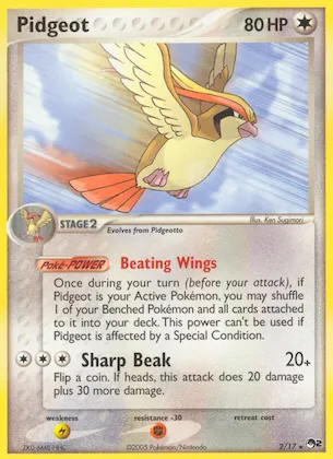 Pidgeot #2 – POP Series 2