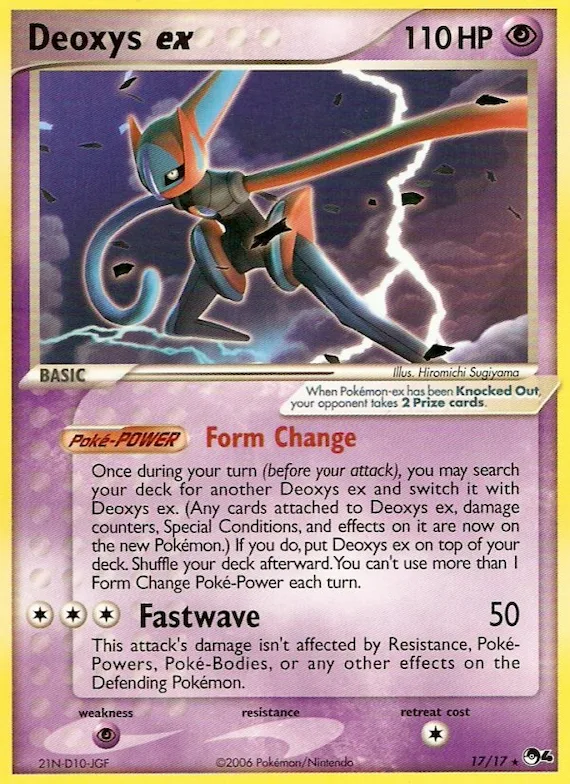 Deoxys ex #17 – POP Series 4
