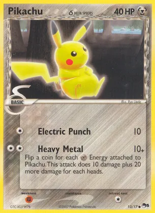 Pikachu δ #13 – POP Series 5