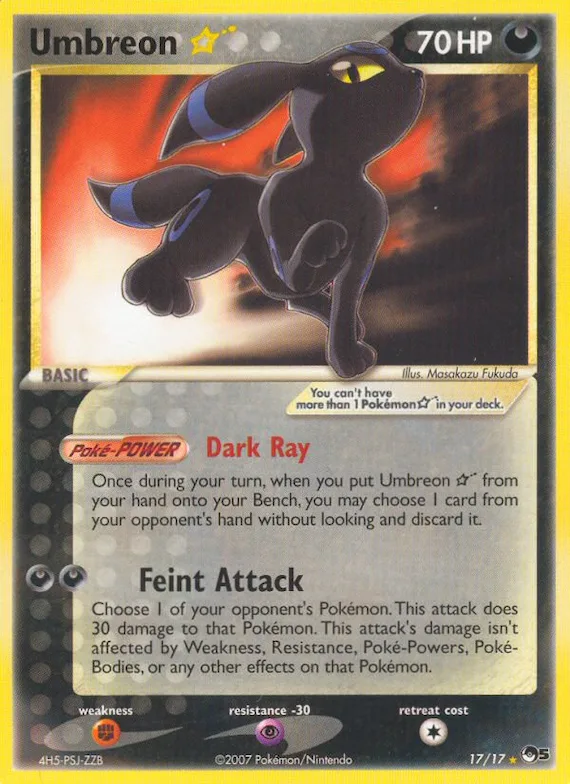 Umbreon ★ #17 – POP Series 5