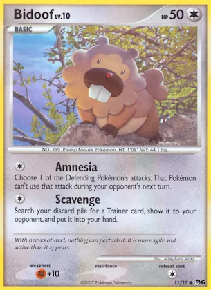 Bidoof #11 – POP Series 6