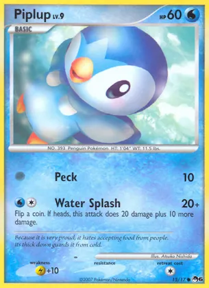 Piplup Nr. 15 – POP Series 6