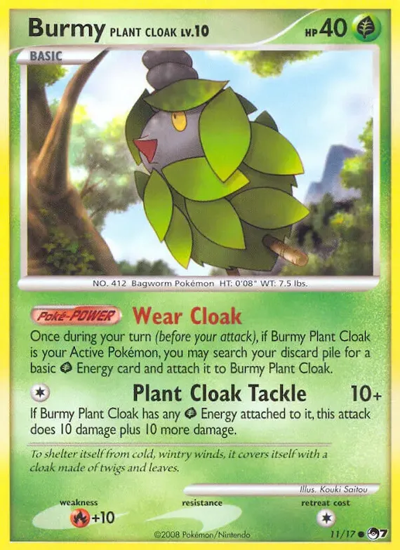 Burmy Plant Cloak 11 – POP Série 7