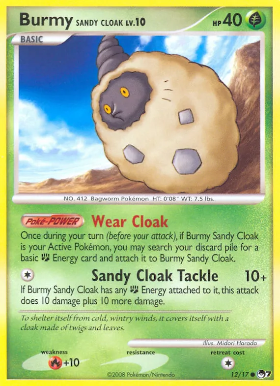 Burmy Sandy Cloak #12 – POP Series 7