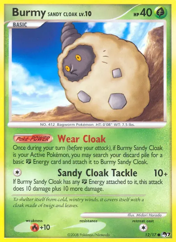 Burmy Sandy Cloak 12 – POP Série 7