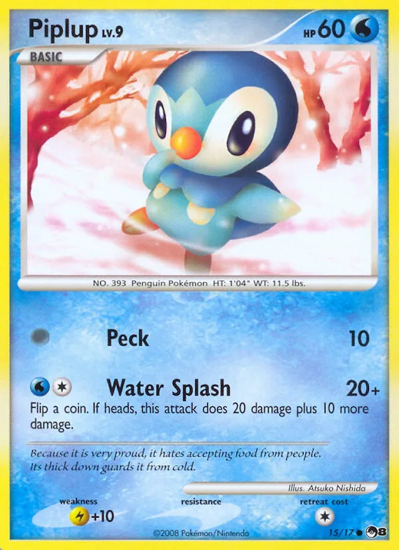 Piplup #15 – POP Series 8