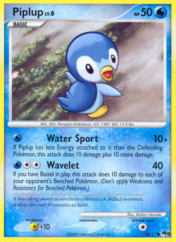 Piplup #16 – POP Series 9